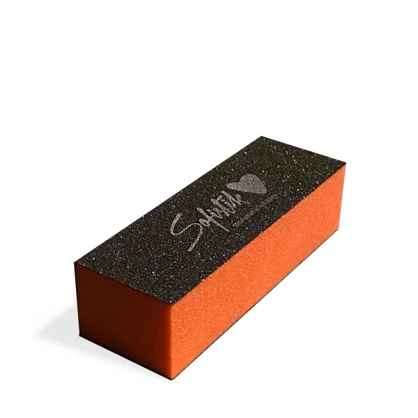 Bloco de Unhas 3 Faces Laranja