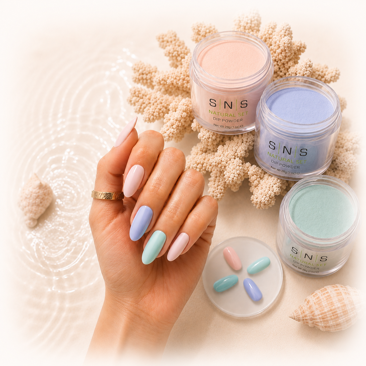 SNS Nails Dipping summer SNS Nails Dipping summer